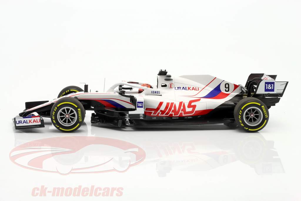 Nikita Mazepin Haas VF-21 #9 Bahrain GP formel 1 2021 1:18 Minichamps