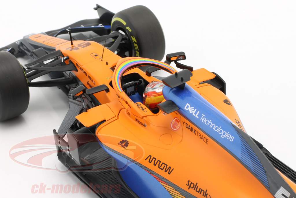 Carlos Sainz McLaren MCL35 #55 5 Østrig GP formel 1 2020 1:18 Minichamps