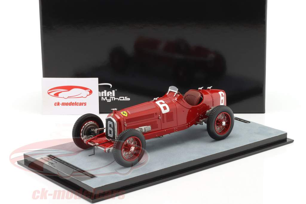 R. Caracciola Alfa Romeo P3 Tipo B #6 gagnant Monza GP 1932 1:18 Tecnomodel