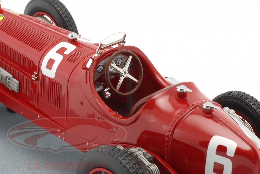 R. Caracciola Alfa Romeo P3 Tipo B #6 vinder Monza GP 1932 1:18 Tecnomodel