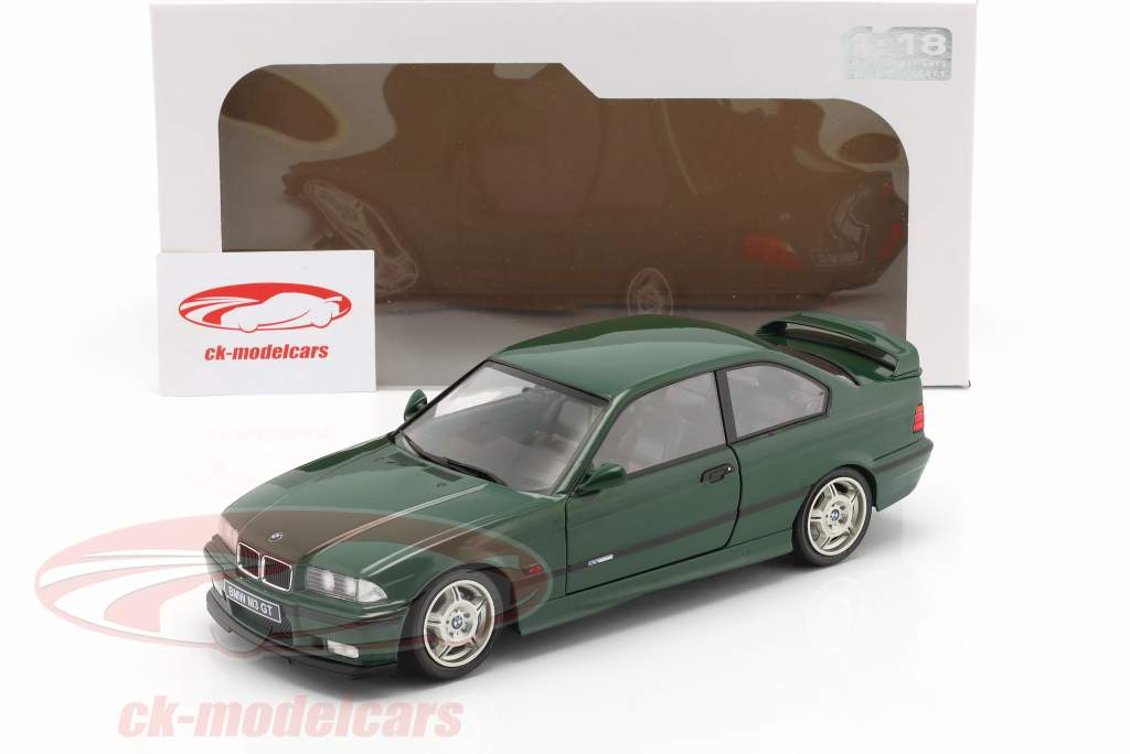 BMW M3 (E36) Coupe GT year 1995 dark green 1:18 Solido