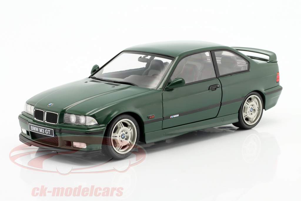 BMW M3 (E36) Coupe GT Byggeår 1995 mørkegrøn 1:18 Solido