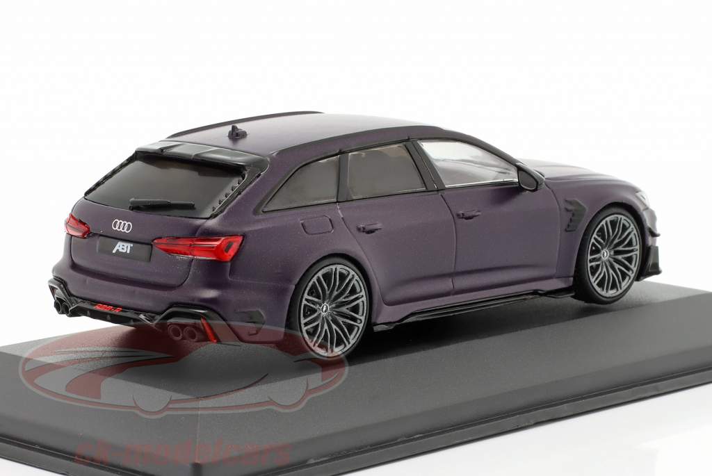 Audi RS6-R (C8) ABT Ano de construção 2022 fosco roxo 1:43 Solido