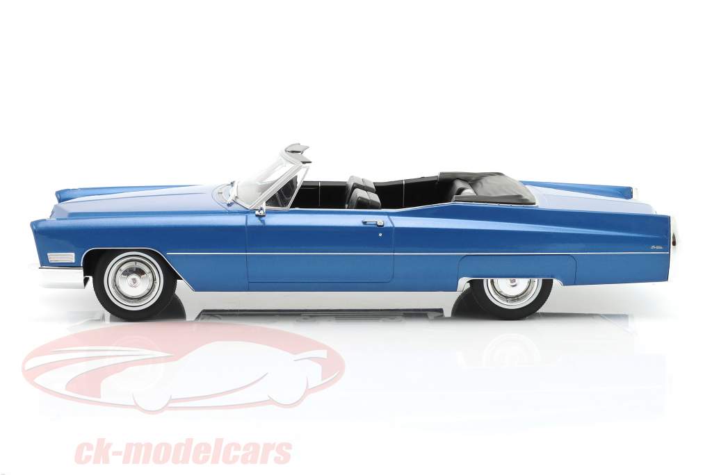 Cadillac DeVille Année de construction 1967 bleu métallique 1:18 KK-Scale