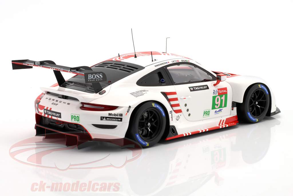 Porsche 911 RSR #91 LMGTE Pro 24h LeMans 2020 Bruni,Lietz,Makowiecki 1:18 Spark