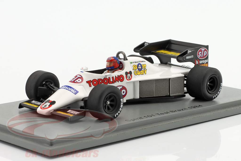 Emerson Fittipaldi Spirit 101 Test Car Brasilien 1984 1:43 Spark