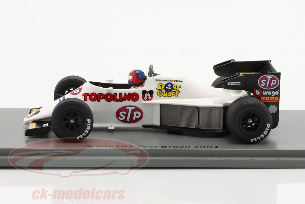 Emerson Fittipaldi Spirit 101 Test Car Brésil 1984 1:43 Spark