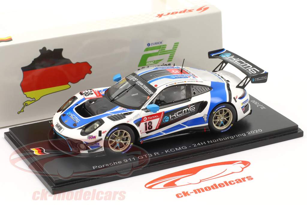 Porsche 911 GT3 R #18 24h Nürburgring 2020 Team KCMG 1:43 Spark