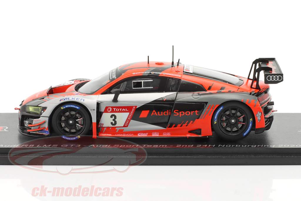 Audi R8 LMS GT3 #3 2 24h Nürburgring 2020 Audi Sport Team 1:43 Spark