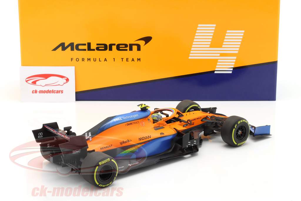 Lando Norris McLaren MCL35 #4 第三 奥地利 GP 公式 1 2020 1:18 Minichamps