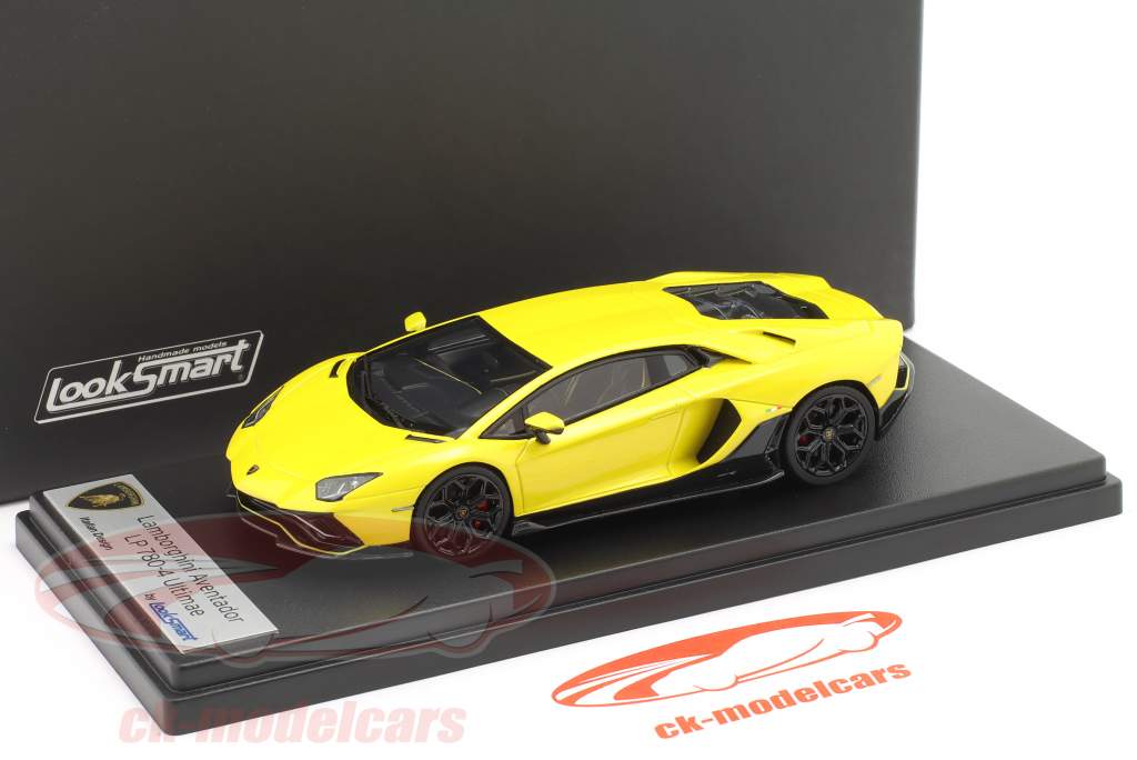 Lamborghini Aventador LP780-4 Ultimae Construction year 2021 Belenus yellow 1:43 LookSmart