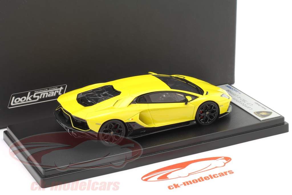 Lamborghini Aventador LP780-4 Ultimae Année de construction 2021 Belenus jaune 1:43 LookSmart