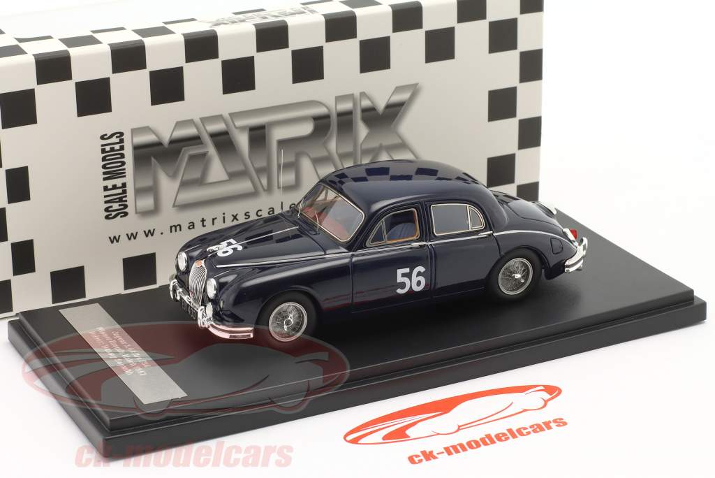 Jaguar 3.4 Liter #56 Winner Brands Hatch 1957 Sopwith 1:43 Matrix