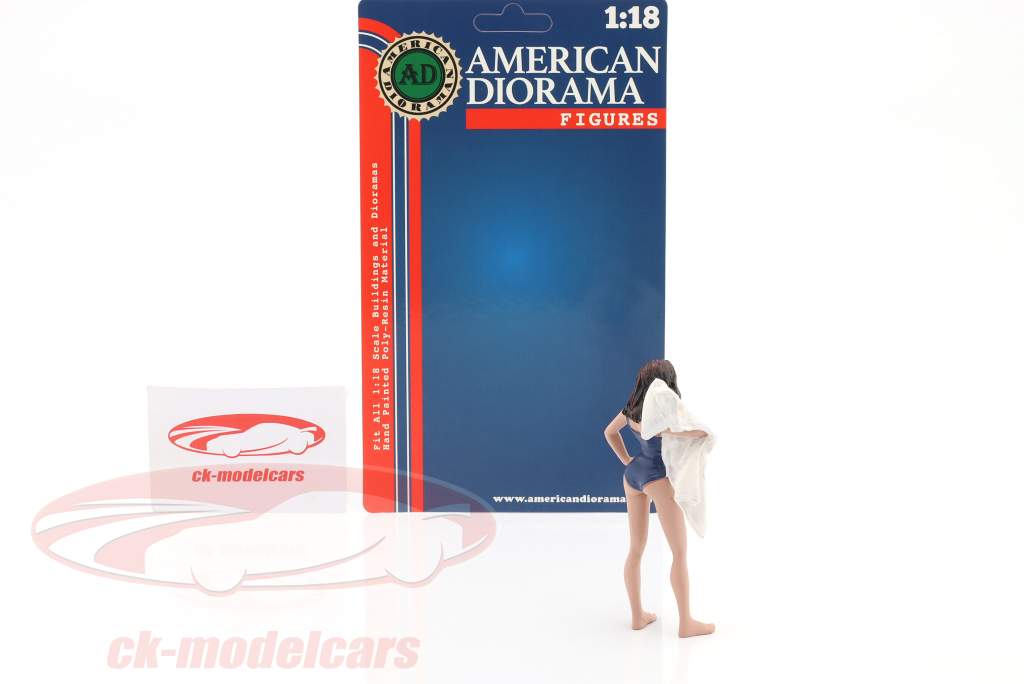 plage Les filles Katy chiffre 1:18 American Diorama
