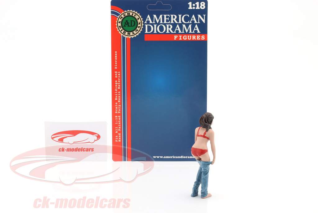 plage Les filles Gina chiffre 1:18 American Diorama