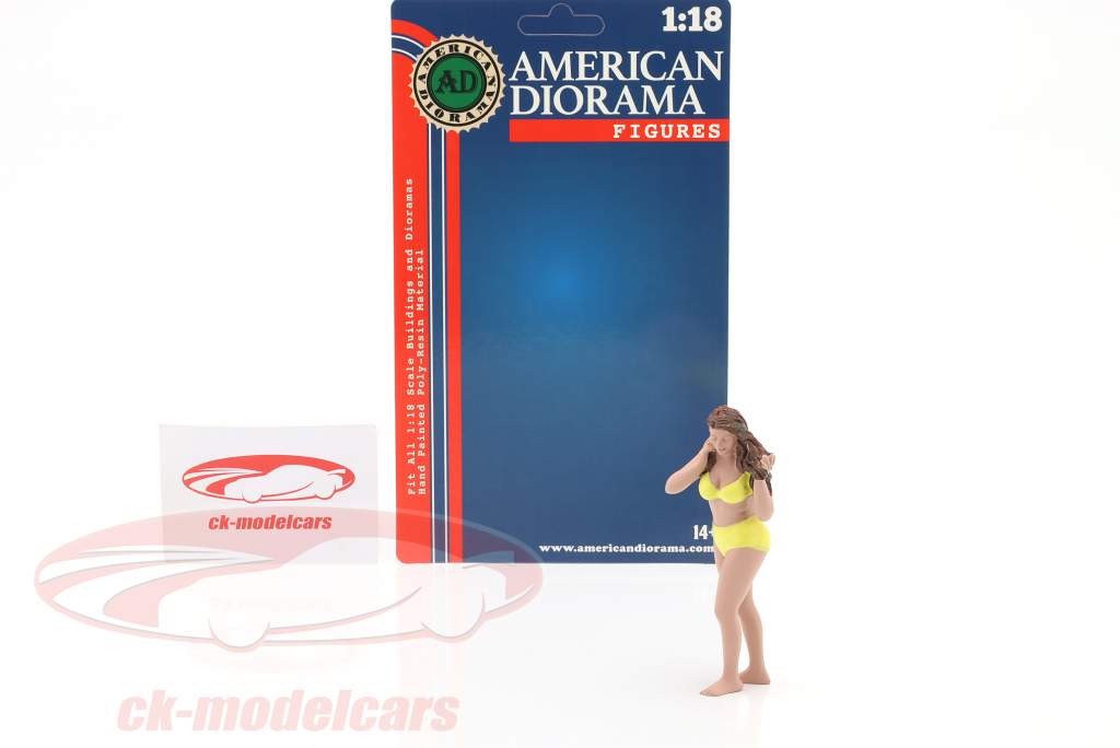 ビーチ 女の子 Amy 形 1:18 American Diorama