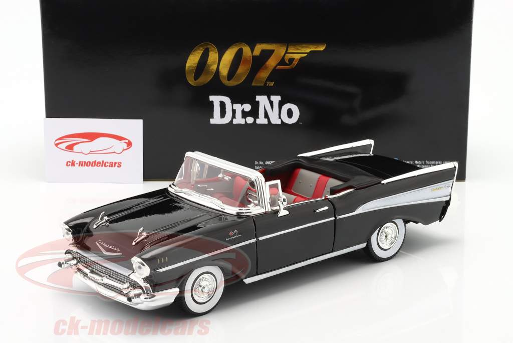Chevrolet Bel Air 1957 Película James Bond Dr. No (1962) negro 1:18 MotorMax