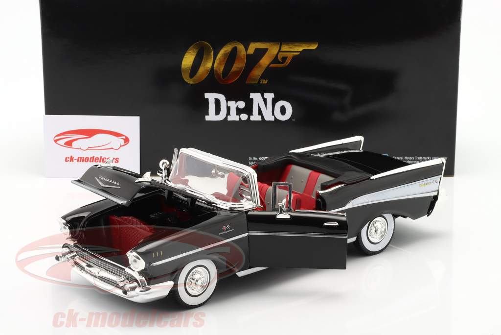 Chevrolet Bel Air 1957 Película James Bond Dr. No (1962) negro 1:18 MotorMax