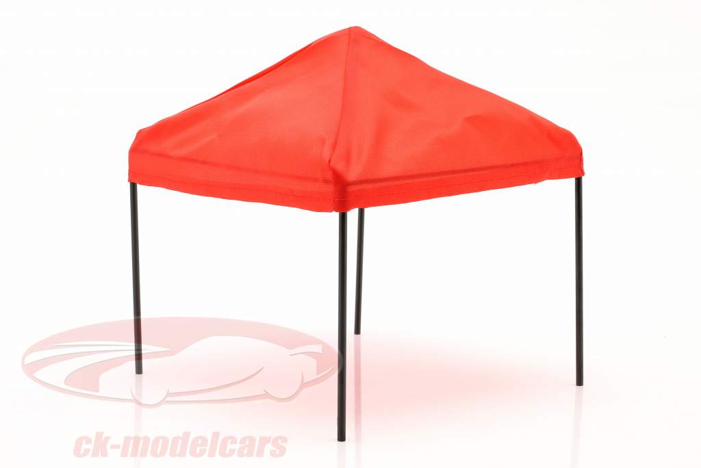 padiglione tenda rosso / Nero 1:18 American Diorama