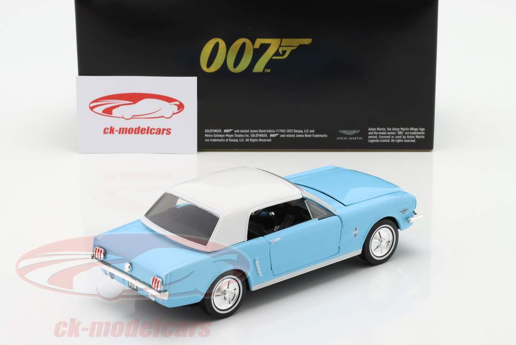Ford Mustang 1/2 Hardtop 1964 Filme James Bond Thunderball (1965) 1:24 MotorMax