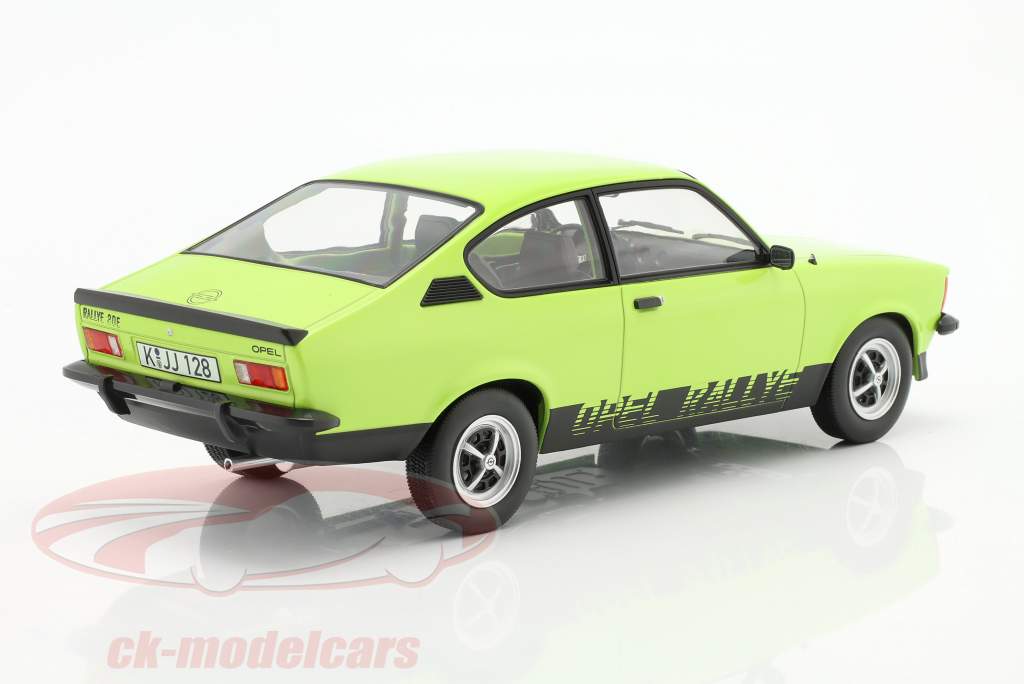 Opel Kadett Rallye 2.0 E Année de construction 1977 vert 1:18 Norev