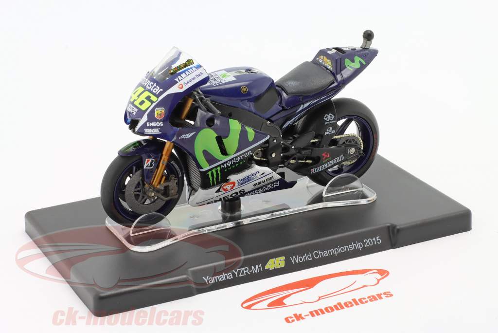 Valentino Rossi Yamaha YZR-M1 #46 MotoGP 2015 1:18 Altaya