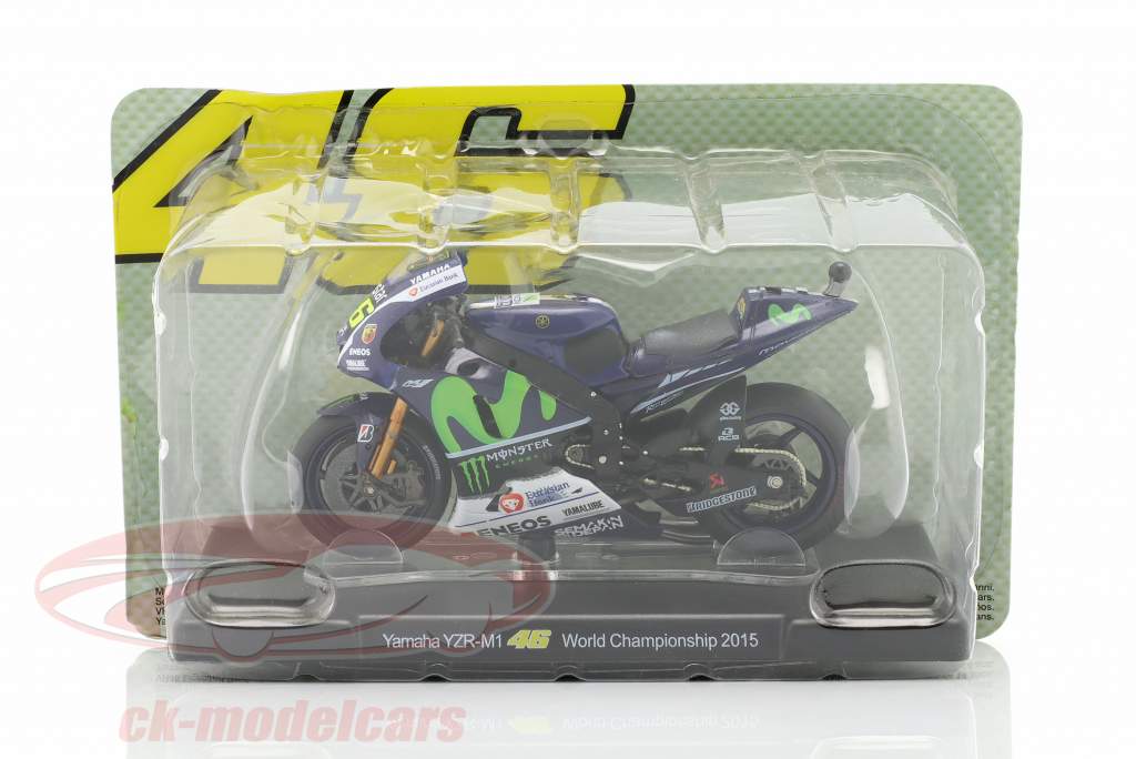 Valentino Rossi Yamaha YZR-M1 #46 MotoGP 2015 1:18 Altaya
