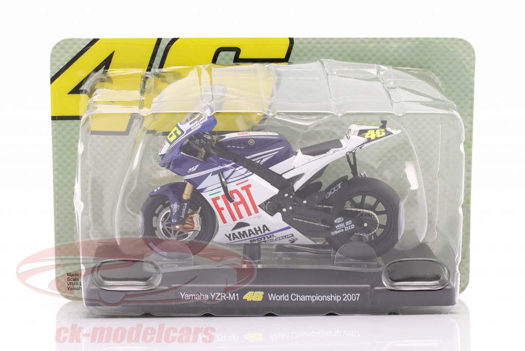 Valentino Rossi Yamaha YZR-M1 #46 MotoGP 2007 1:18 Altaya