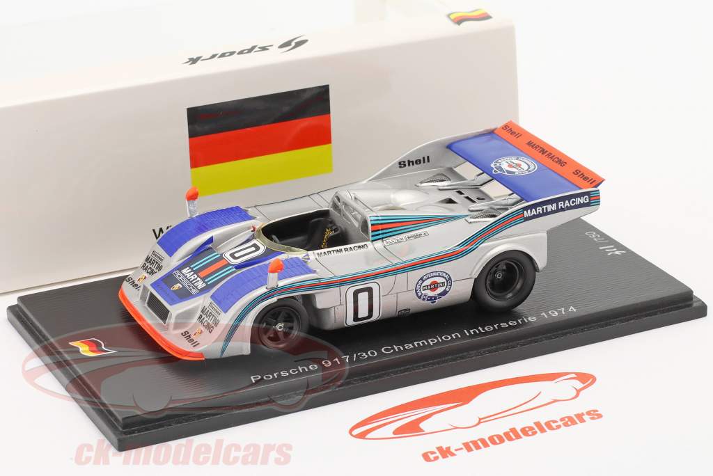 Porsche 917/30 #0 vinder Interserie 1974 Herbert Müller 1:43 Spark