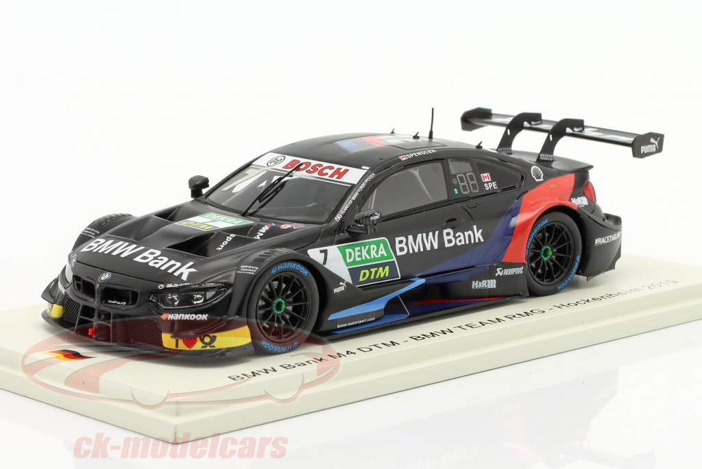 BMW M4 DTM #7 B. Spengler Team RMG DTM Hockenheim 2019 1:43 Spark