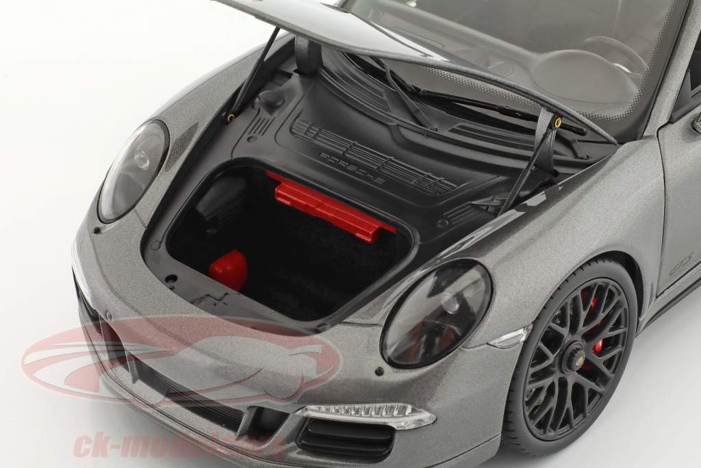 Porsche 911 (991) Carrera GTS Cabrio Baujahr 2014 grau 1:18 Schuco  