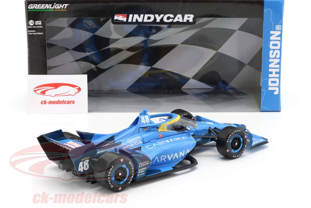 Jimmie Johnson Honda #48 IndyCar Series 2022 1:18 Greenlight