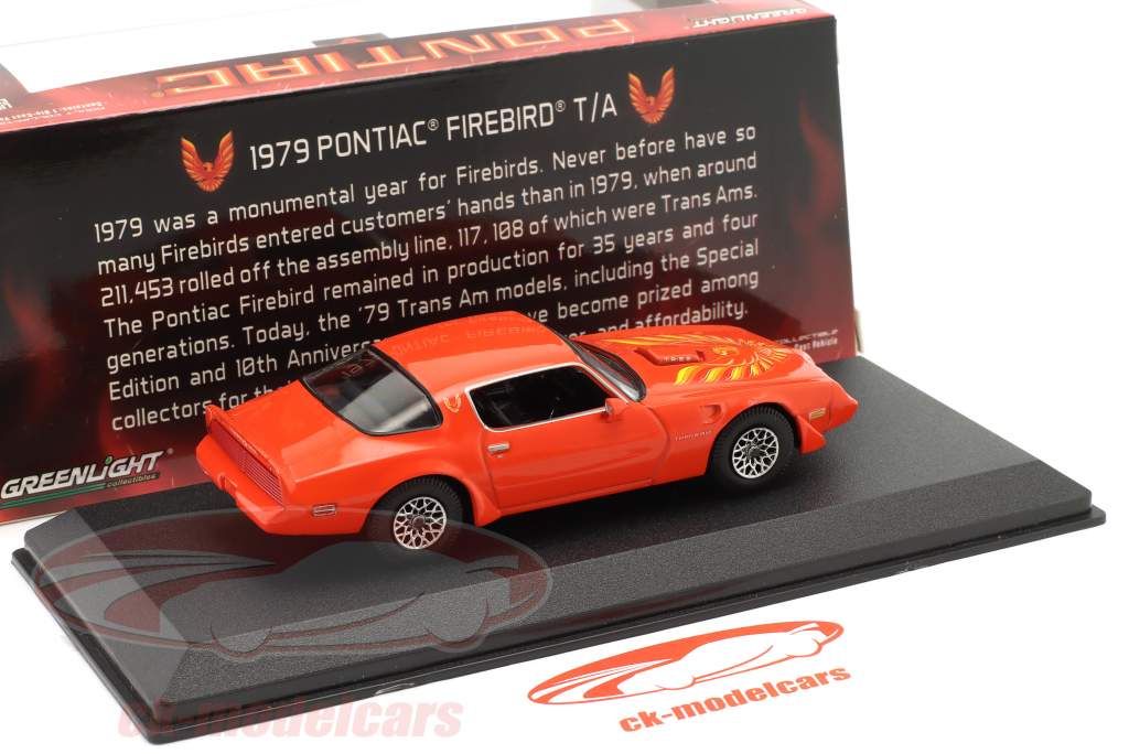 Pontiac Firebird Trans Am year 1979 red 1:43 Greenlight