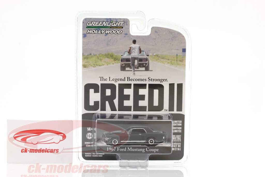 Ford Mustang Coupe 1967 Film Creed II (2018) 1:64 Greenlight