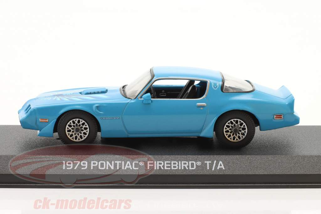 Pontiac Firebird Trans Am year 1979 blue 1:43 Greenlight