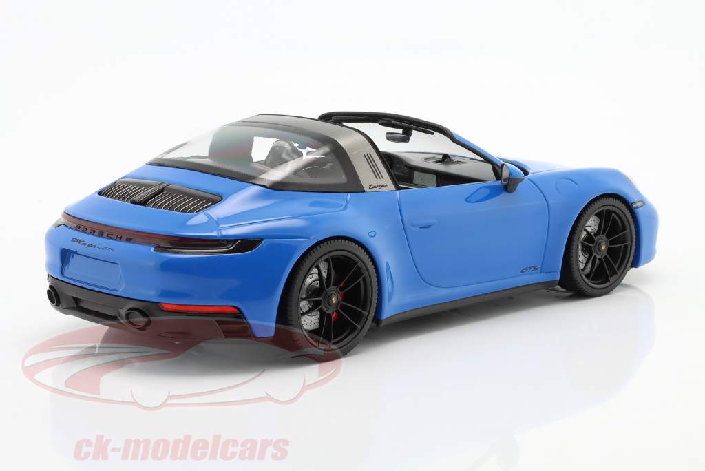 Porsche 911 (992) Targa 4 GTS 建設年 2021 shark 青い 1:18 Minichamps
