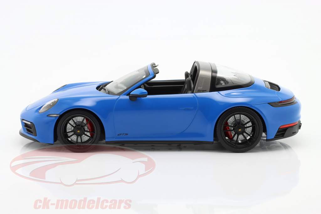 Porsche 911 (992) Targa 4 GTS Byggeår 2021 shark blå 1:18 Minichamps