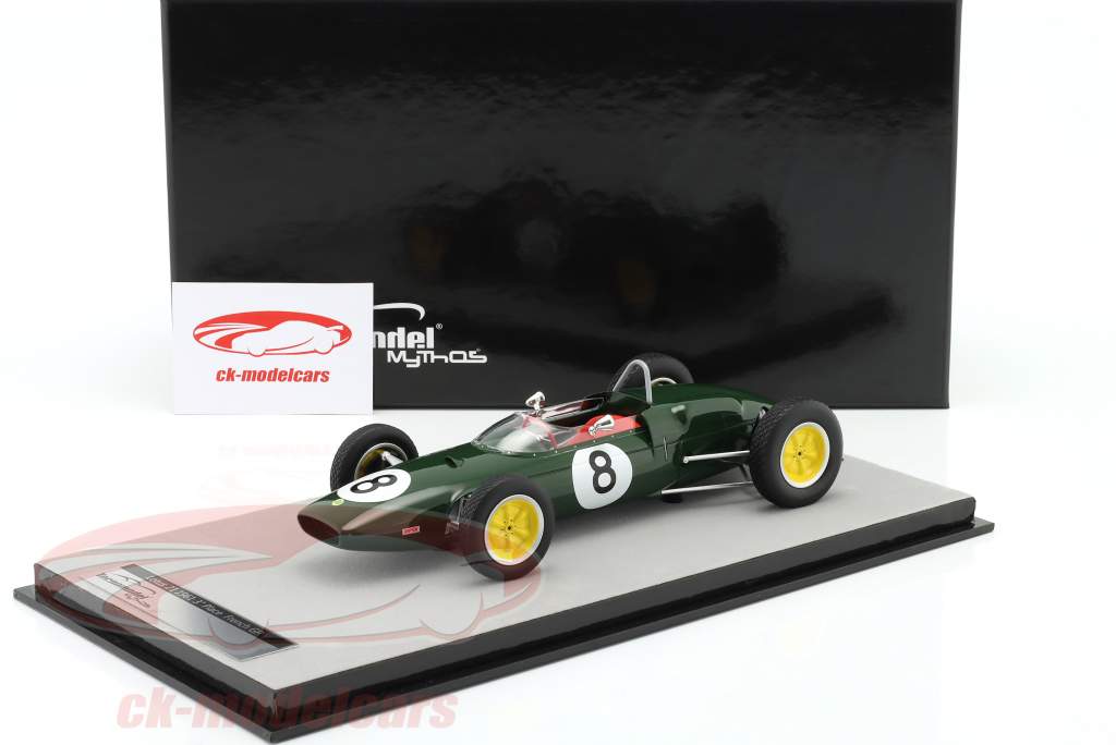 Jim Clark Lotus 21 #8 3ème Français GP formule 1 1961 1:18 Tecnomodel