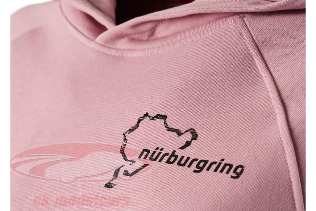 Nürburgring señoras Jersey con capucha Community rosado