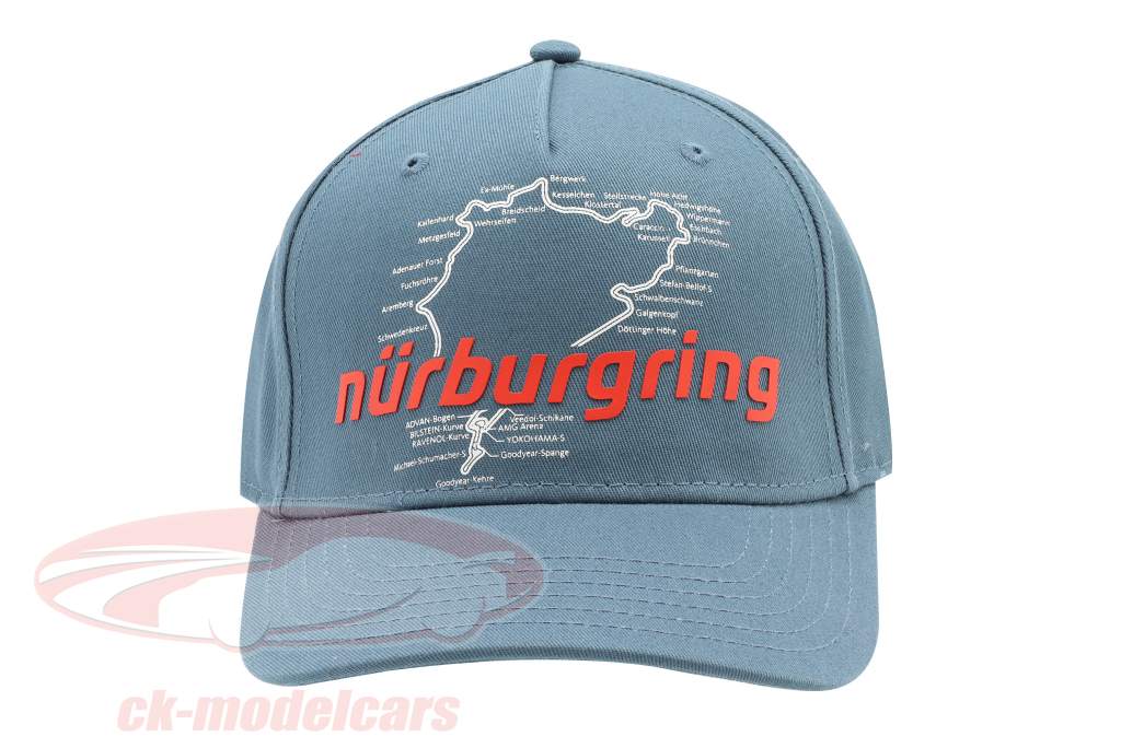 Nürburgring Cap Racetrack blau 