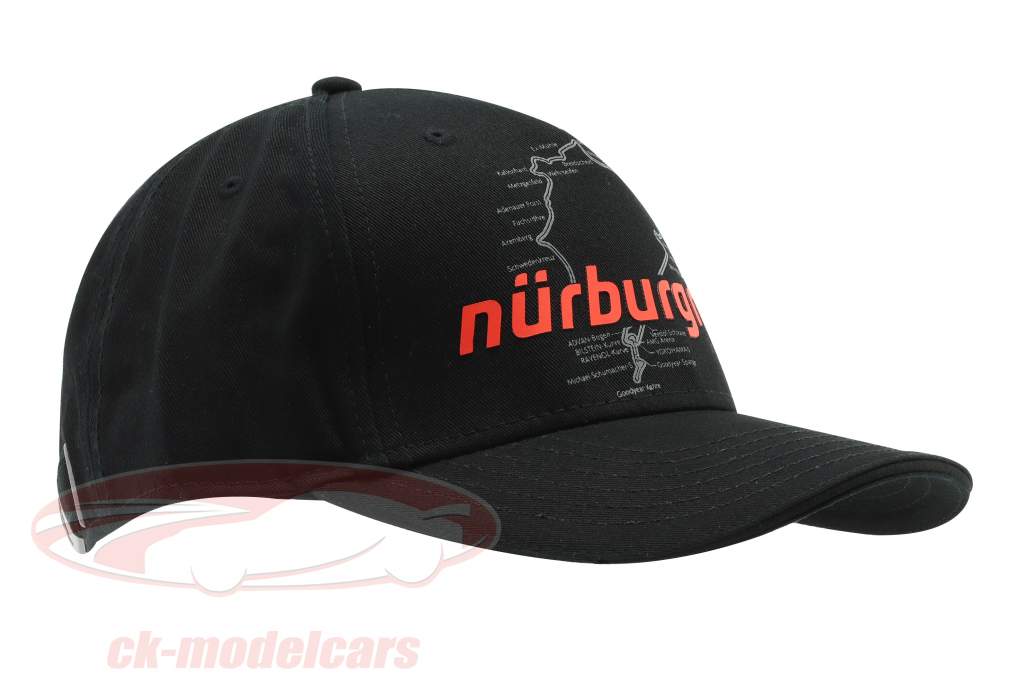 Nürburgring casquette Racetrack noir