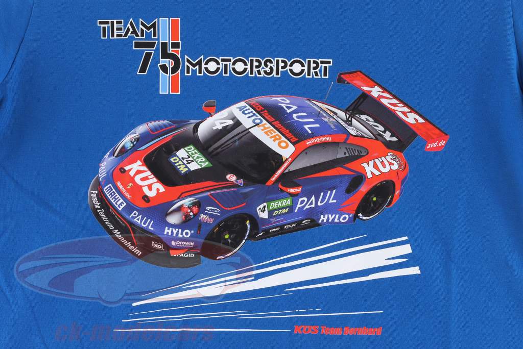børn t-shirt Racing Team75 Motorsport DTM 2022 blå