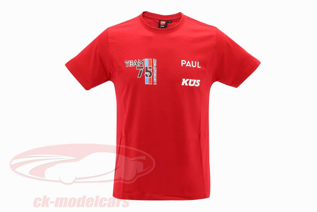 Team T-Shirt Team75 Motorsport DTM 2022 赤