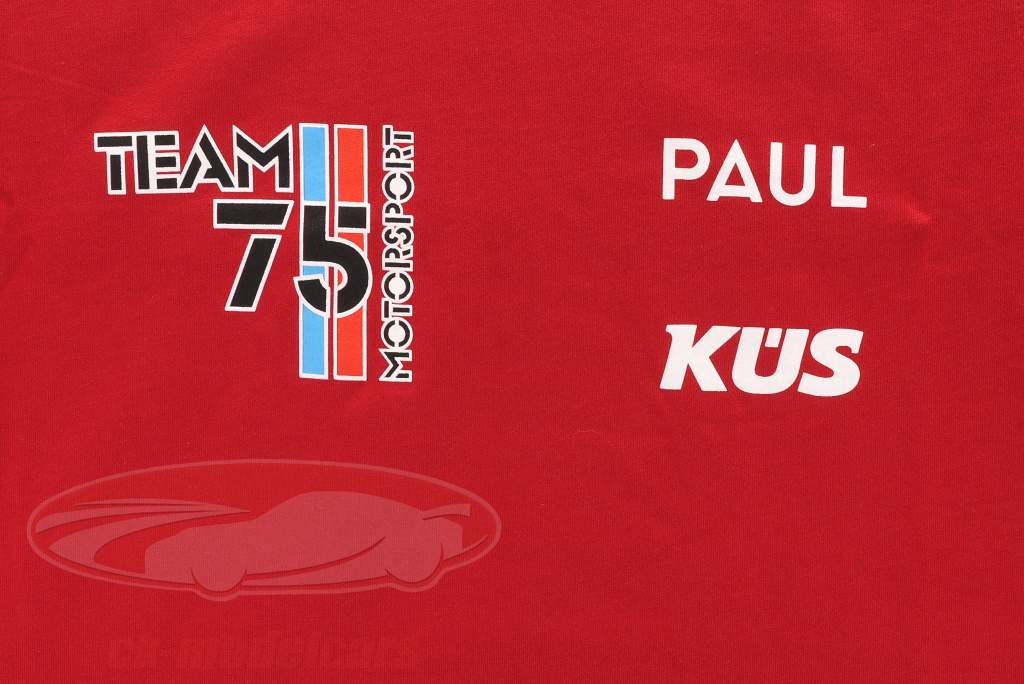 Team T-Shirt Team75 Motorsport DTM 2022 rød