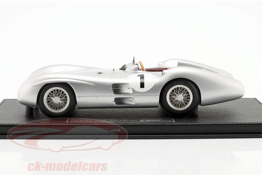 J. M. Fangio Mercedes-Benz W196 #1 britisk GP formel 1 Verdensmester 1954 1:18 GP Replicas