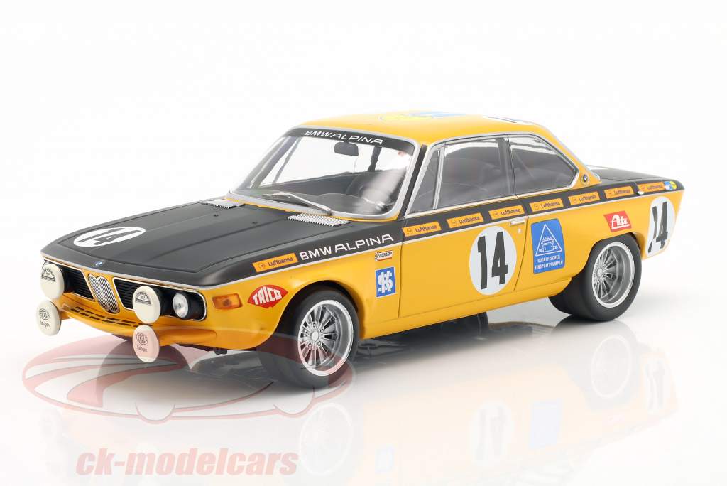 BMW 2800 CS #14 vinder 24h Spa 1970 Huber, Kelleners 1:18 Minichamps
