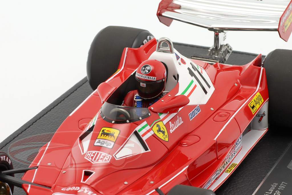 N. Lauda Ferrari 312T2 #11 Monaco GP Formel 1 Weltmeister 1977 1:18 GP Replicas