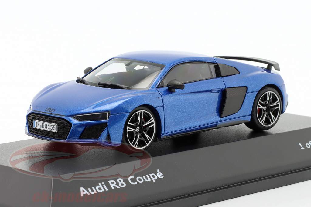 Audi R8 Coupe year 2019 ara blue 1:43 Jaditoys