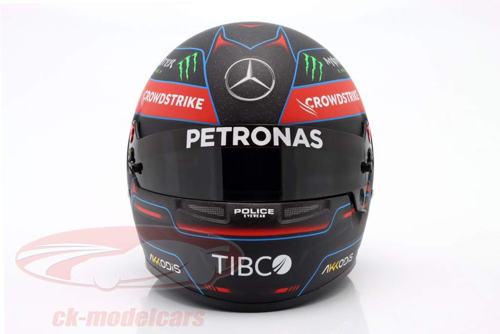 George Russell #63 Mercedes-AMG Petronas 公式 1 2022 头盔 1:2 Bell
