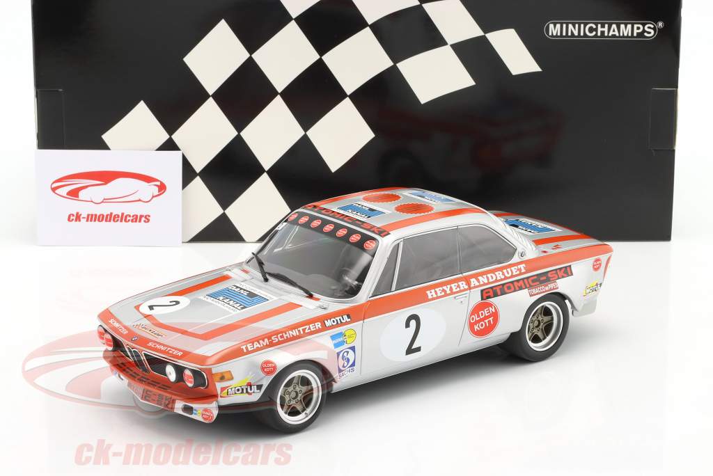BMW 2800 CS #2 gagnant GP Voitures de tourisme Nürburgring 1972 1:18 Minichamps